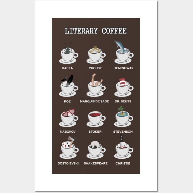 Literary coffee for readers Wall Art by atizadorgris